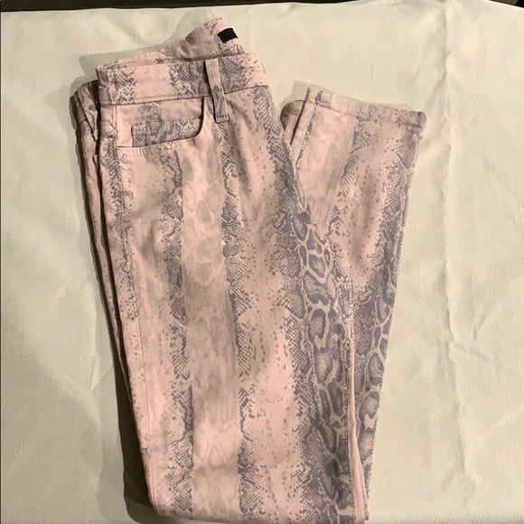 Joes pink snake print jeans - Picture 1 of 7